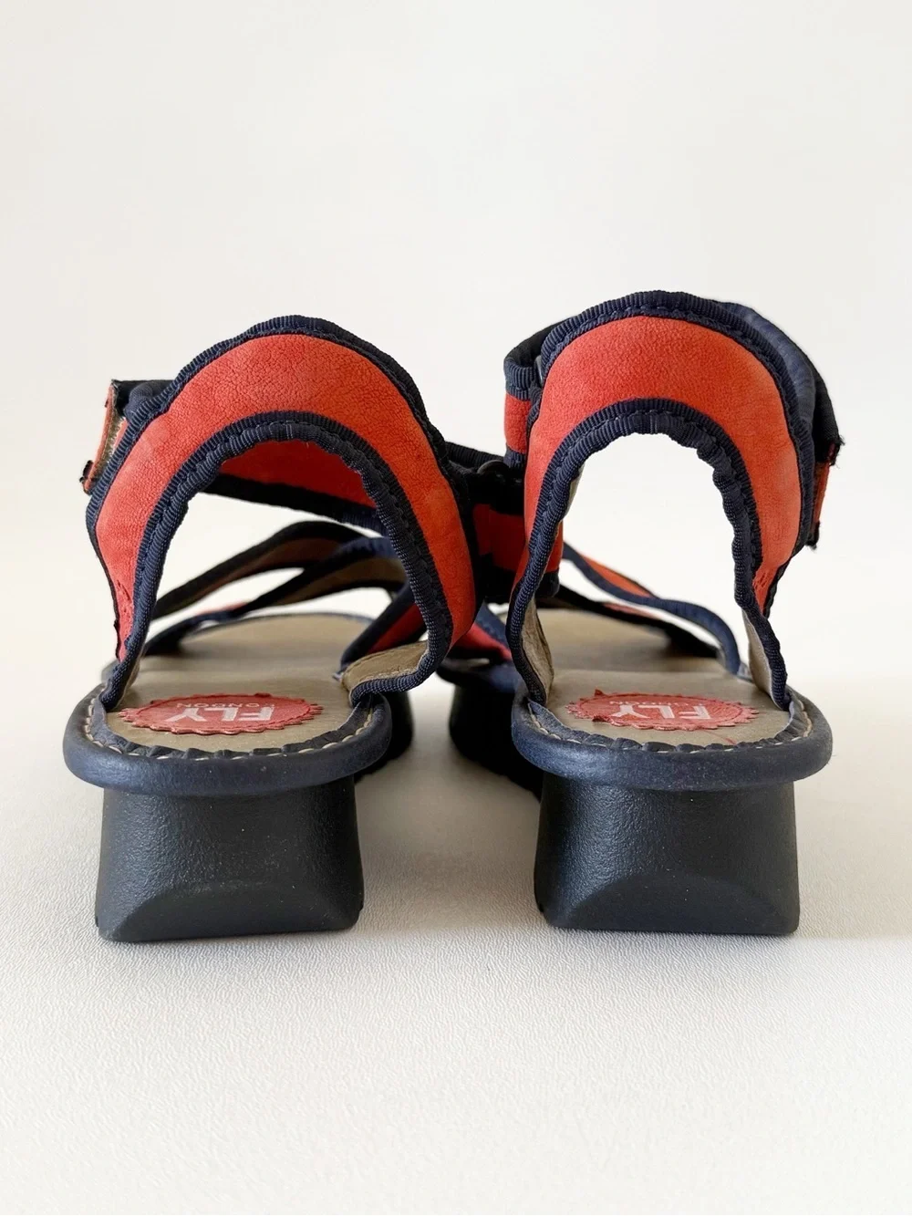 Fly London Shoes Strappy Platform Sandals Criss Cross Casual  8.5